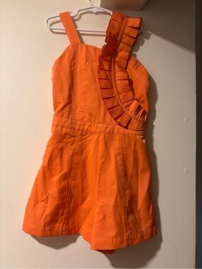 Habitual pleated shorts one piece romper